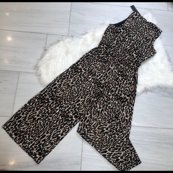 Banana Republic Leopard Wide-Leg Jumpsuit - Picture 6 of 7
